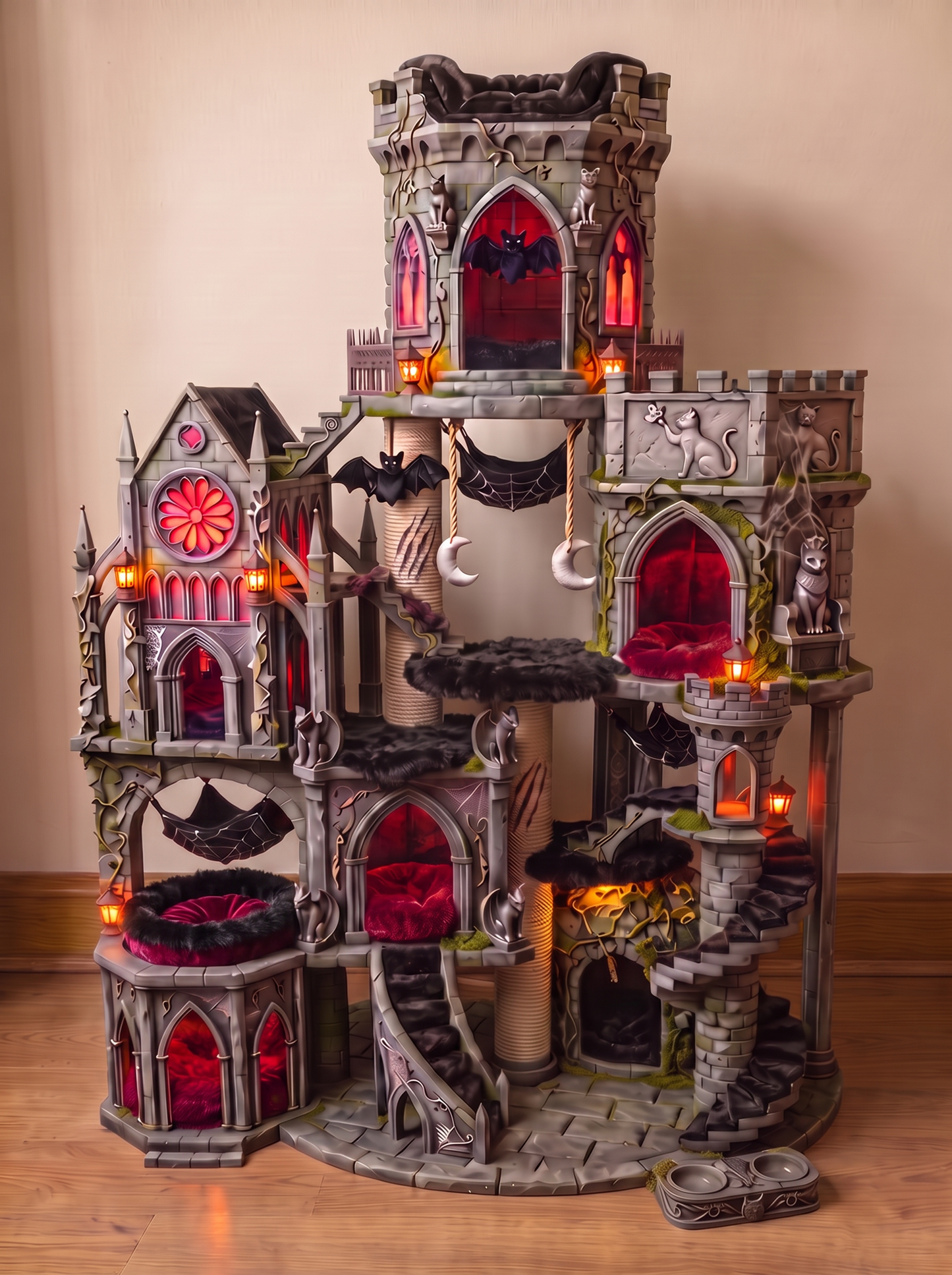 (PRE-ORDERS) Gothic Cat Tree Beds